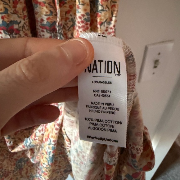 NWT Nation LTD Kira 70s Maxi Dress in Flower Power Retro Floral Size Small - Picture 7 of 16